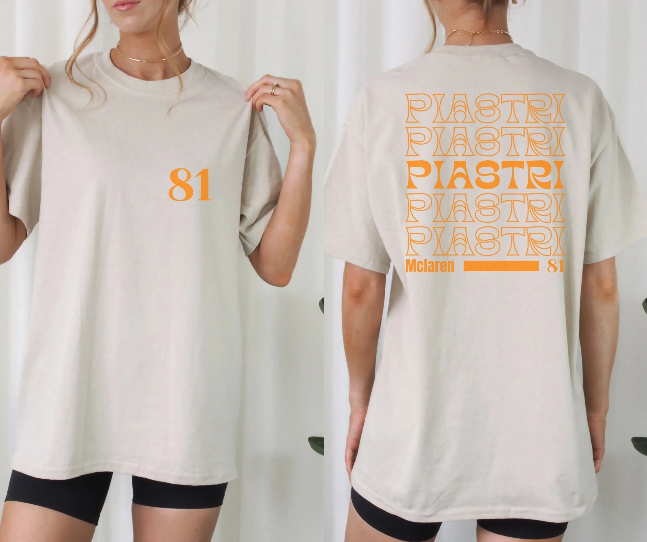 T-shirt Oscar Piastri Formula One Mclaren 2025